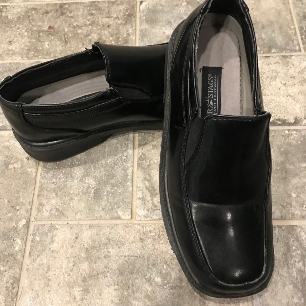 Boys black dress shoes